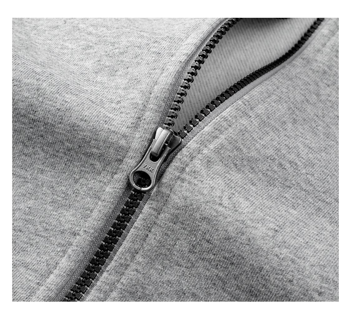 Breathable Soft Zip-Up Hoodie detail 2