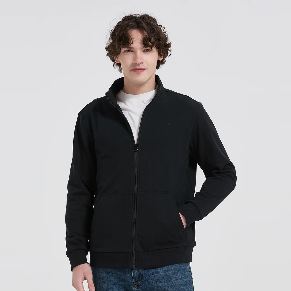 Stand Collar Knitted Jacket