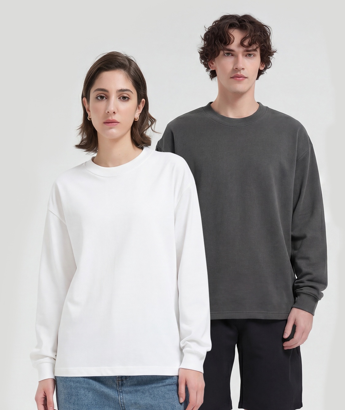 Heavyweight Cotton Long Sleeve T-Shirt