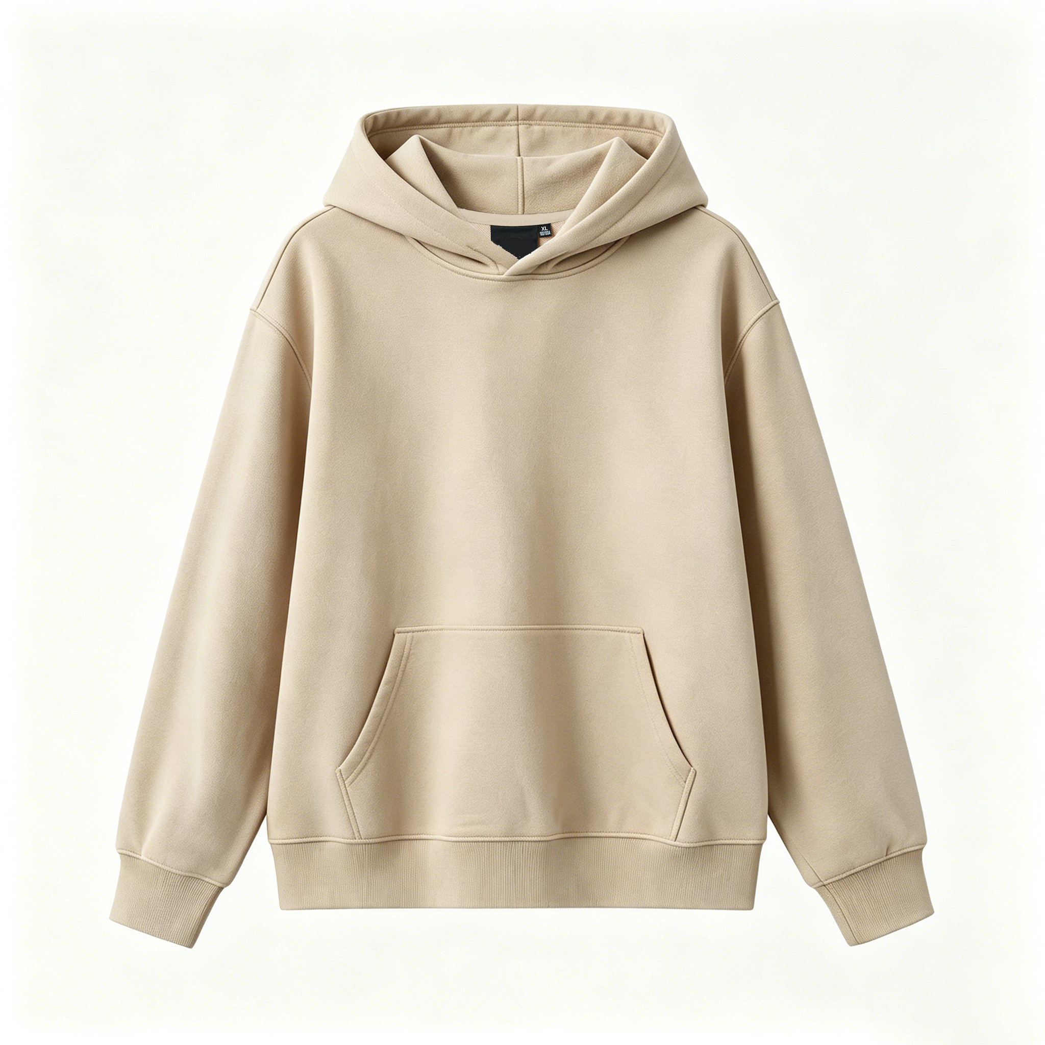 360 GSM French Terry No-Drawstring Hooded Sweatshirt
