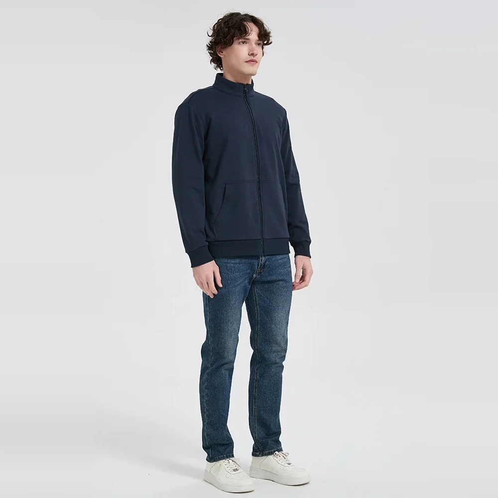 Stand Collar Knitted Jacket