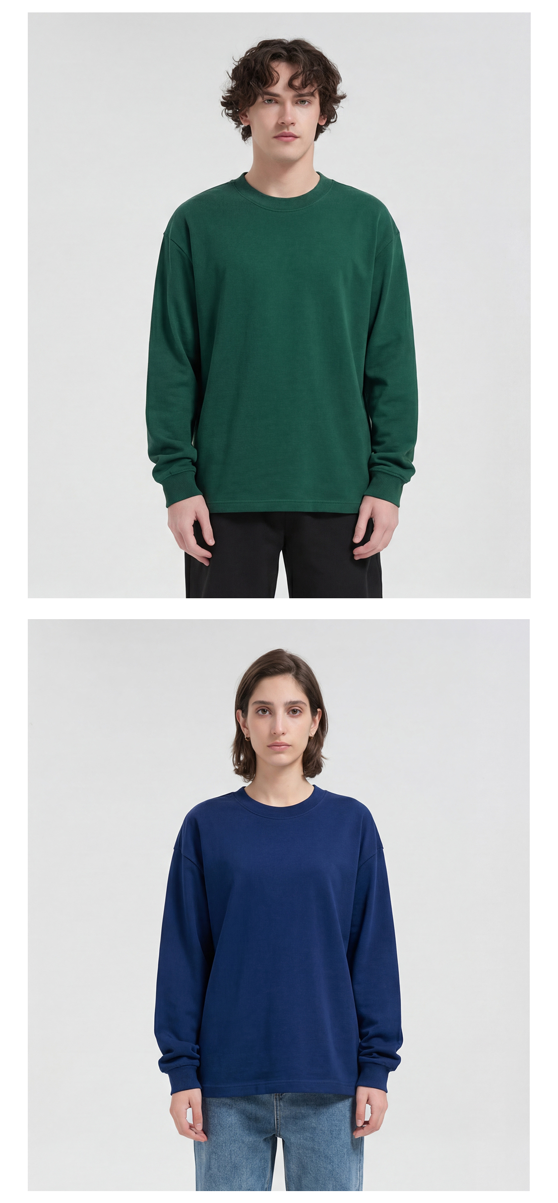 Heavyweight Cotton Long Sleeve T-Shirt