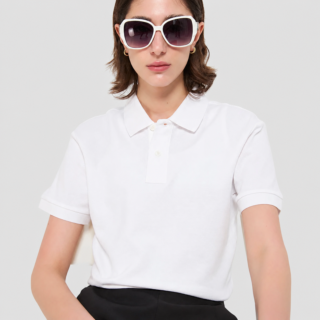 Breathable Cotton Polo Shirt
