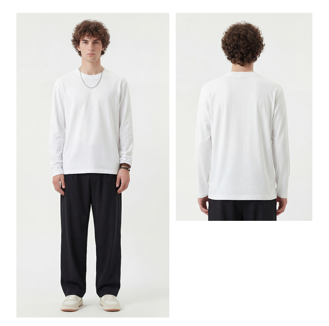 Knit Long-Sleeve T-Shirt detail 1