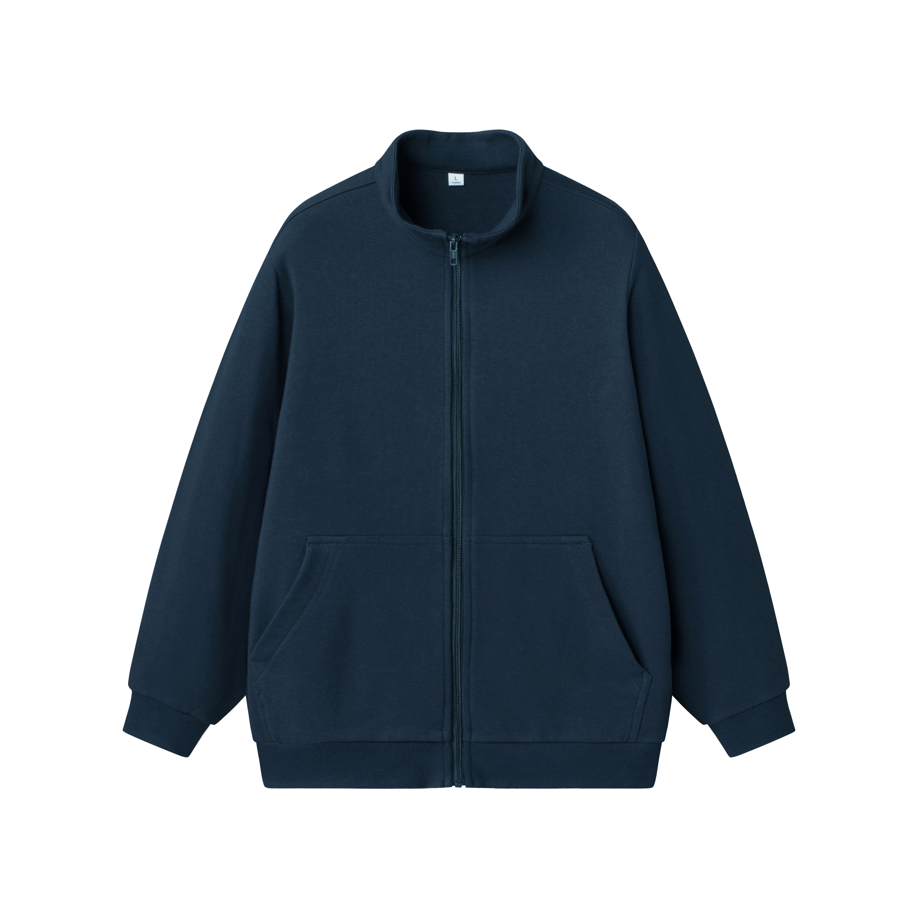 Stand Collar Knitted Jacket
