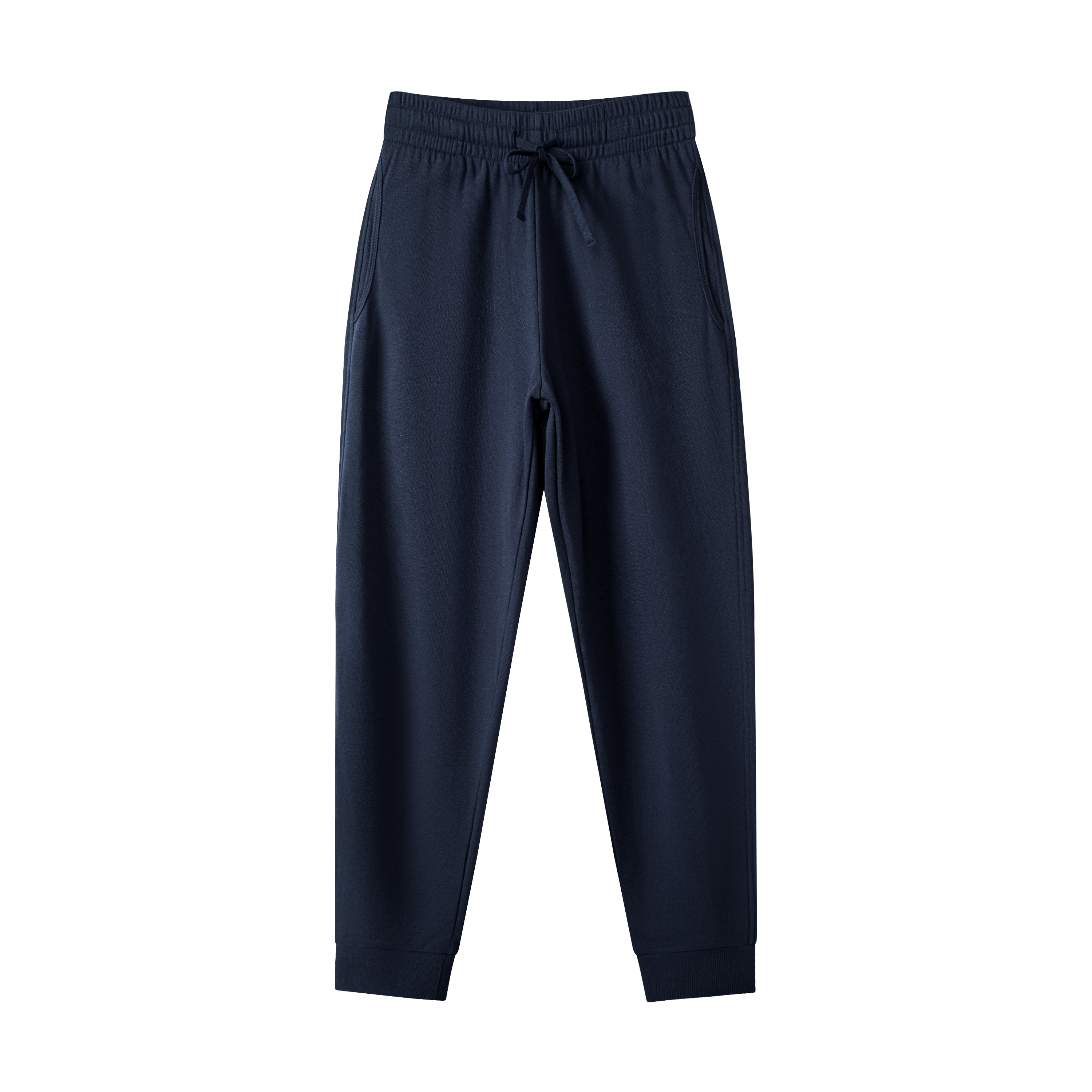 Knit Drawstring Sweatpants, Elastic Waist Casual Jogger Pants