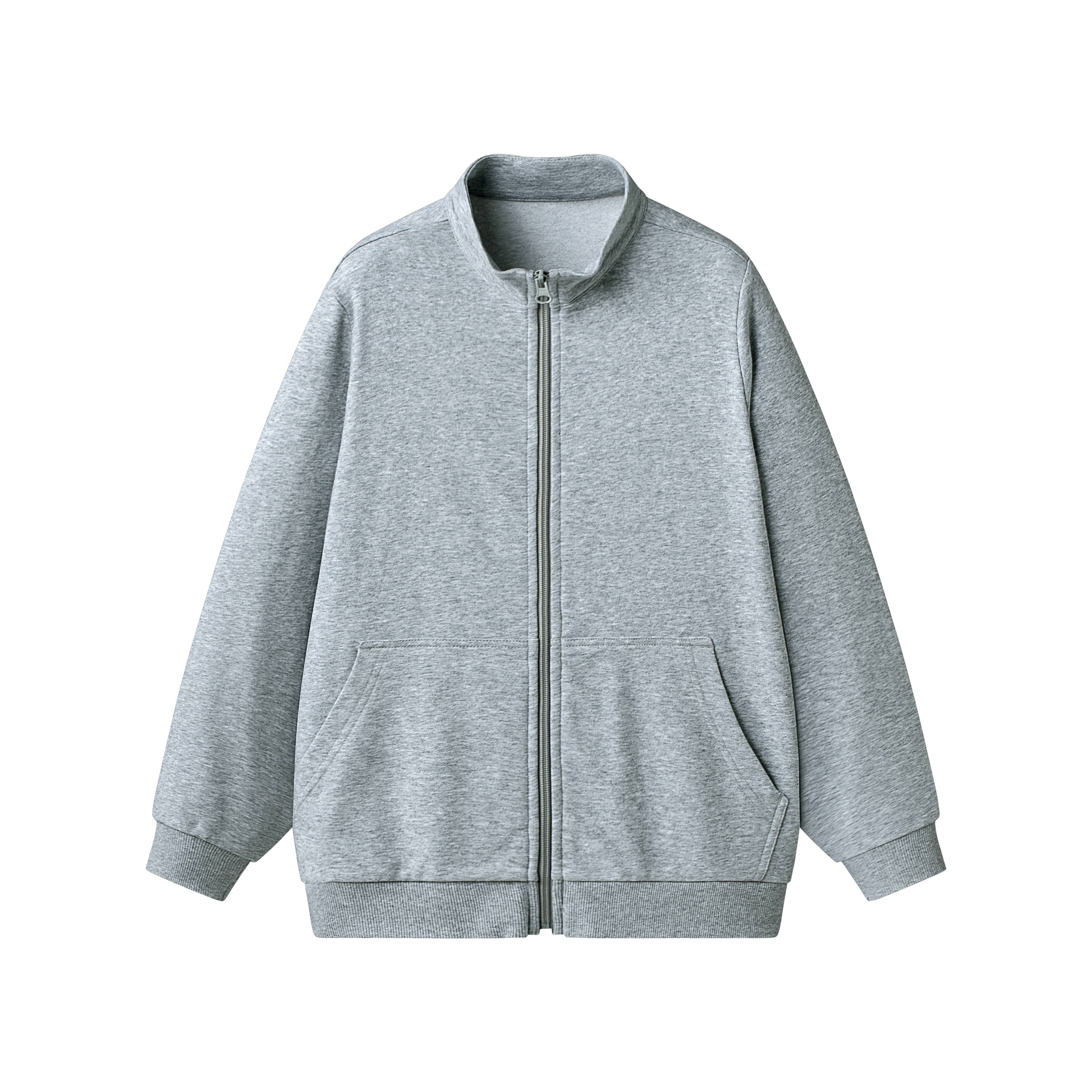 Stand Collar Knitted Jacket